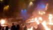 demonstranter ved brande
