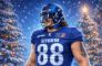 en illustration med en football-spiller