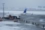 Den nye gruppe danske soldater er landet i Nuuk med et fly fra færøske Atlantic Airways.