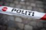 afspærringstape med politi-logo