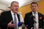 Udenrigsminister Lars Løkke Rasmussen og forsvarsminister Troels Lund Poulsen mødte pressen efter et møde i Det Udenrigspolitiske Nævn.