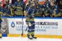 blå-gul ishockeyspiller