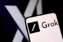 Telefon har app'en Grok åben