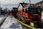 Brandbiler på villavej