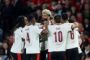 FC Midtjylland jubler her over en scoring mod Nottingham Forest i Europa Leagues ligaspil. (Arkivfoto).