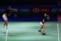 Badmintonspillere på banen