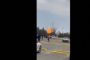 eksplosion på en p-plads