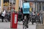 Wolt-cykelbud på gaden