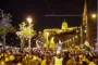 folk på gaden i Budapest