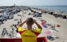Livredder ved strand