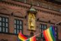 prideflag ved rådhuset i KBH