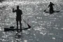 Mænd på paddlebboards