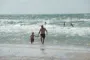 badestrand med gæster