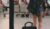 håndbagage i lufthavn 