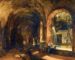 Maleri: "En grotte i Mæcenas villa i Tivoli", Franz Ludwig Catel