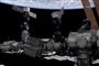 Den internationale rumstation i kredsløb om Jorden.
 Foto: AP/NASA TV / POLFOTO