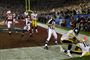 Pittsburgh Steelers Santonio Holmes blev kåret til den mest værdifulde spiller, efter han havde ni afleveringer og sikret 131 yards.
 Foto: AP Photo/Gene J. Puskar / POLFOTO