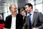 Søvndal er venner med alle i øjeblikket - her ses han i dialog med statsministeren
 Foto: Tariq Mikkel Khan / POLFOTO