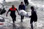 Mindst 19 bådflygtninge er druknet ud for Lanzarotes kyst.
 Foto: AP/EFE, Martinez de Cripan / POLFOTO
