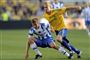 OB's Espen Ruud og Brøndbys Anders Randrup kæmper om bolden i 0-0 opgøret
 Foto: Tariq Mikkel Khan / POLFOTO