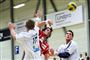 Bo Spellerberg forsøger at bryde gennem FCK-forsvaret.
 Foto: Jens Dige/POLFOTO / POLFOTO