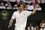 Andy Murray måtte gennem fem sæt for at sikre sig pladsen i kvartfinalen.
 Foto: Stephen Pond / POLFOTO