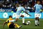 Robinho og de andre City-spillere får snart en ny holdkammerat.
 Foto: AP / Themba Hadebe / POLFOTO