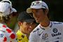 Voldsomt styrt får ikke Andy Schleck til at opgive sin deltagelse i Vueltaen.
 Foto: LAURENT REBOURS / POLFOTO
