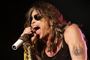 Improviseret dans under rockkoncert sendte Steven Tyler på hospitalet.
 Foto: Jeff Roberson / POLFOTO
