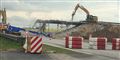 Fotos: Bro rives ned ved Køge Bugt Motorvejen