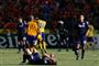 FC København-spillerne måtte se skuffelsen i øjnene, da Apoel Nicosia løb med billetten til Champions League.
 Foto: PHILIPPOS CHRISTOU / POLFOTO
