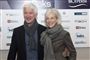 Se Schmeichel med modelkæreste til Wozniacki-kamp