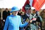Dronning Margrethe indviede fane på Skive Kaserne